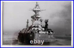 WWII Battleship USS Texas BB-35 Original Rare 1911 Teak Wood Display