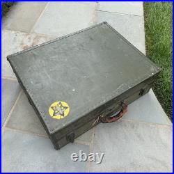 WWII Era US NAVY Aviation Seapack OSHKOSH Miltary Suitcase Luggage