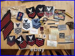 WWII / Korea Vet US Navy named grouping of Edward Cutler USS Midway, Medal