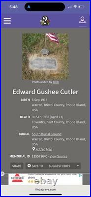 WWII / Korea Vet US Navy named grouping of Edward Cutler USS Midway, Medal