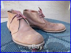 WWII, Korean War US Navy, USN Roughout Brown Pilot, Deck Shoes, Boots, Unissued