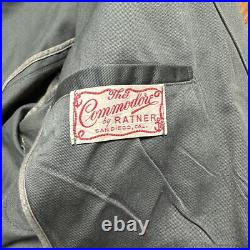 WWII Original Commodore Ratner US Navy Chief Petty Officer Gray Jacket Tomahawk