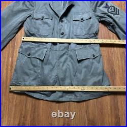WWII Original Commodore Ratner US Navy Chief Petty Officer Gray Jacket Tomahawk