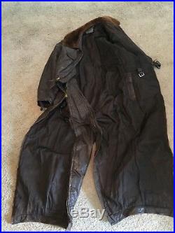 WWII Suit, Flying, Electrically Heated US Navy M456B Colvinex size 38