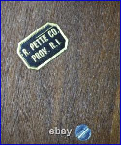 WWII U. S. Navy USS Intrepid CVS-11 Brass / Wood Wall Hanging Plaque 9 x 7