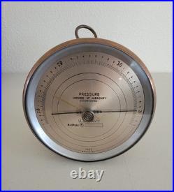 WWII US Navy Barometer Friez Baltimore Antique Pressure Inches gauge