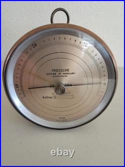 WWII US Navy Barometer Friez Baltimore Antique Pressure Inches gauge