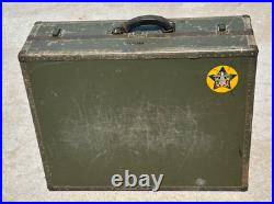 WWII US Navy Large Suitcase