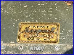 WWII US Navy Large Suitcase