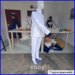 WWII US Navy Officer White Cotton Uniform 1940s Military Reenactment