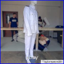 WWII US Navy Officer White Cotton Uniform 1940s Military Reenactment