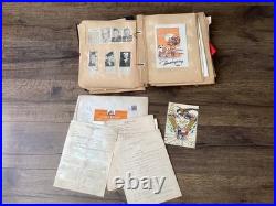 WWII US Navy Sailor Scrapbook Photos Letters Menus Booklets Documents England