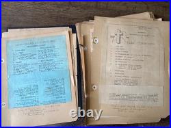 WWII US Navy Sailor Scrapbook Photos Letters Menus Booklets Documents England