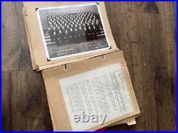 WWII US Navy Sailor Scrapbook Photos Letters Menus Booklets Documents England