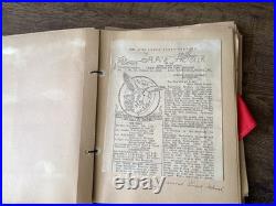 WWII US Navy Sailor Scrapbook Photos Letters Menus Booklets Documents England