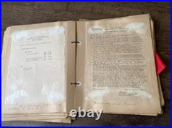 WWII US Navy Sailor Scrapbook Photos Letters Menus Booklets Documents England