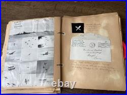 WWII US Navy Sailor Scrapbook Photos Letters Menus Booklets Documents England