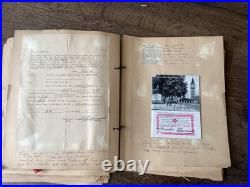 WWII US Navy Sailor Scrapbook Photos Letters Menus Booklets Documents England