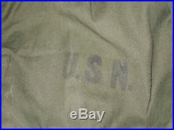 WWII US Navy Stenciled N4 Deck Jacket Seabees Group Papers Photos MK1 Colonial