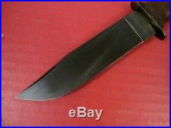 WWII US Navy USN Mark Mk 1 Fighting Knife Robeson #20 withUSN Mk 1 Scabbard #1