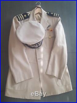 WWII US Navy Uniform Midway Pilot Bullion Wings with Cap