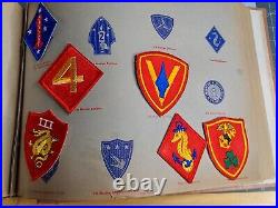 WWII US Patch King Album 101st 82nd Airborne USMC Patches