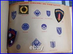 WWII US Patch King Album 101st 82nd Airborne USMC Patches