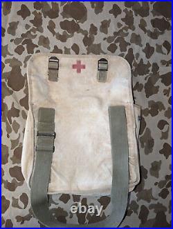 WWII USN Corpsman Lot Medical 3-560 Small Bag With Contents