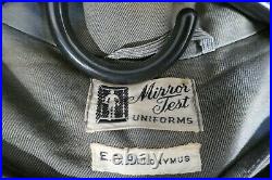 WWII USN Navy Work Grey Officer Uniform & Pants LTJG'Edgar D Hieronymus' Scarce