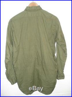 WWII USN Poplin N-3 US Navy Never Worn CONT NXSX 66248 Shirt 15 1/2 Neck H9