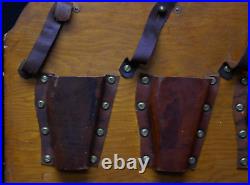 WWII USN Store. 45 Cal Colt Auto Pistol Rack M1911A1 Navy Yard Phila. 6 Holsters