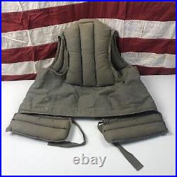 WWII USN US Navy USMC Life Vest Kapok Life Preserver Firestone Tire & Rubber