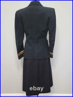 WWII Women's Navy Nurse Corps NNC Uniform Jacket and Skirt (B-35 W-25 H-36)