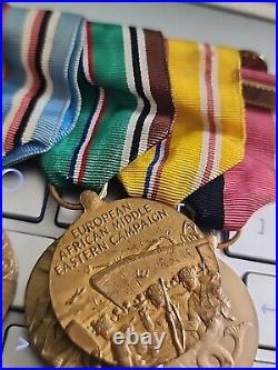 WWII group named & dated 1946+ U. S. Navy Good Conduct with 2 clasps + RECORDS