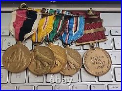 WWII group named & dated 1946+ U. S. Navy Good Conduct with 2 clasps + RECORDS