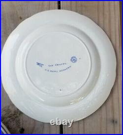 Wedgwood USNA United States Naval Academy Plate THE CHAPEL Plate BLUE