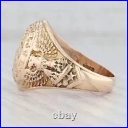 Without Stone Beautiful Men's US Navy Wedding Ring 14K Yellow Gold Plated Silver