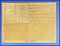World War 2, US Navy SACO Blood Chit, Multi Piece Leather on Linen, Exc. Cond