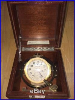 Ww II Hamilton U. S. Navy Ship Mounted Chronometer Watch, Model 22