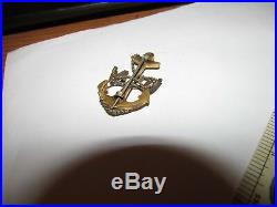 Ww1 Chief Petty Officer Hat Badge Anchor Pin United States Navy Military Pin