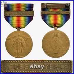 Ww1 Us Navy Victory Medal Destroyer Clasp Bar World War I