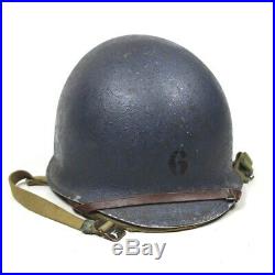 Ww2 Fs Fb Front Seam Fixed Bale Us Navy Usn M1 Helmet 1st Pattern Hawley Liner