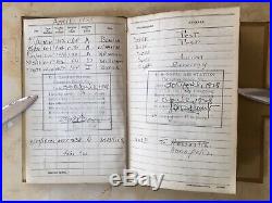 Ww2 Us Navy Aviators Flight Log 1928-37 (33 Autographs) (13 Battle Of Midway)