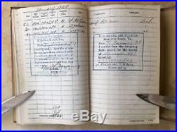Ww2 Us Navy Aviators Flight Log 1928-37 (33 Autographs) (13 Battle Of Midway)