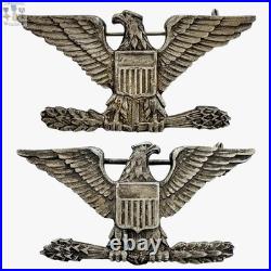 Wwii Army Usmc Colonel Navy Captain Insignia? Eagle Amcraft Starburst Ww2 #151
