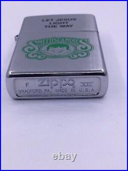 Zippo Fullsize 1992 Lighter Green & Black Enamel Never Used (i670)