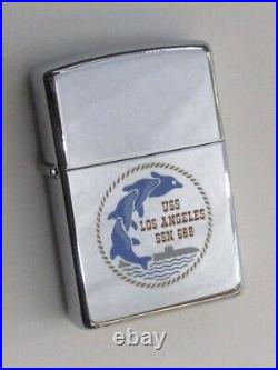 Zippo lighter United States Navy USS Los Angels SSN-688 Made 2000 Unused from JP